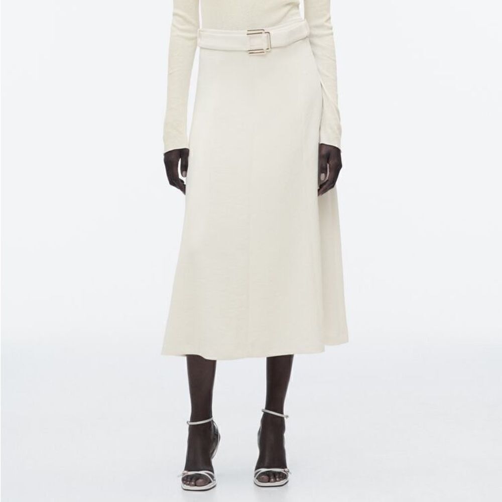 ZARA FULL MIDI SKIRT - Picture 5 of 8
